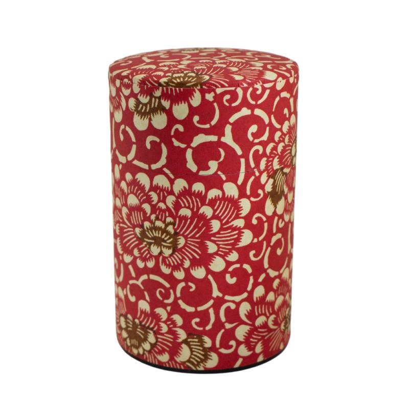 Tea Accessories |   Red Flower | Washi Tea Tin – 3.5 oz. Tea Accessories Tea Accessories