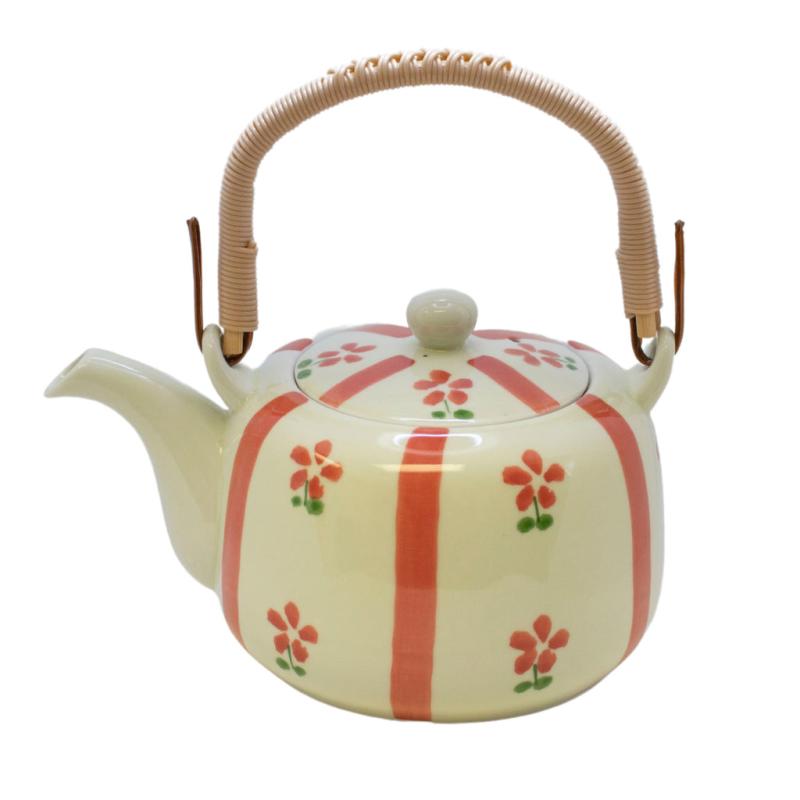 Teapots |   Peach Petals Teapot (Dobin) Teapots Teapots